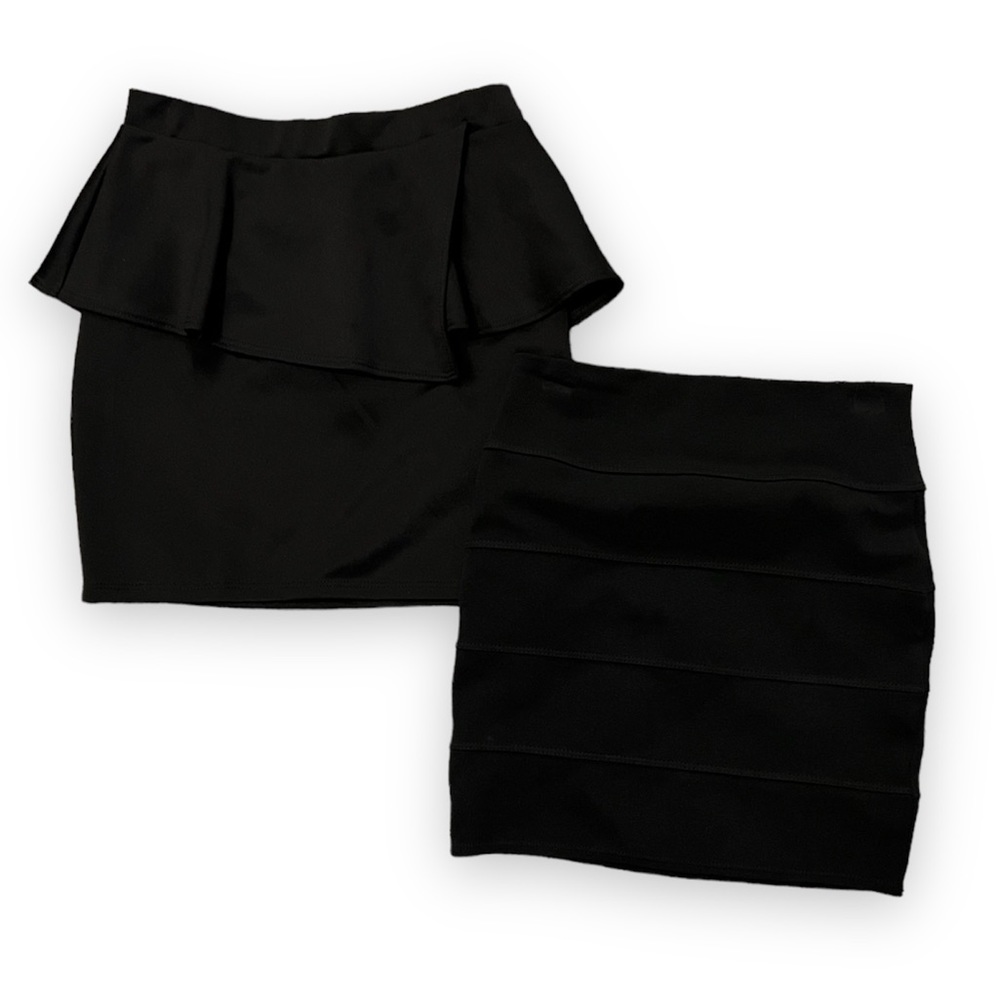 Pair of Black Skirts